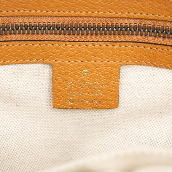 Gucci x Disney GG Supreme Mickey Mouse Backpack 552884 in Brown Multicolor Le... - Picture 5 of 7